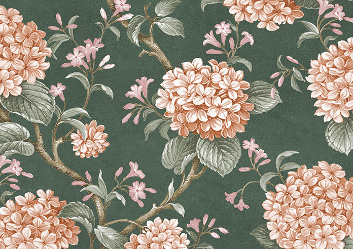 Bouquet Velvet, Springwood - Twist&Fit Roman Blind - Image 7